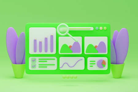 3D web analysis concept