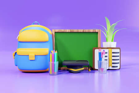 3D education itemsの写真素材