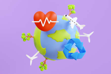 3D go green concept