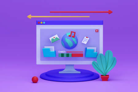 3D document transfer concept