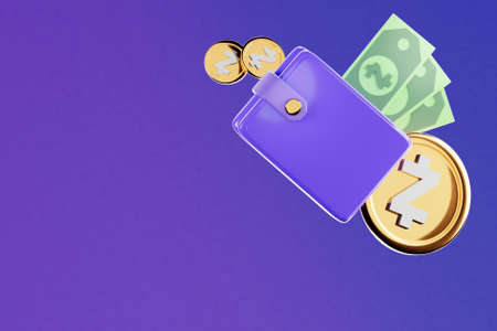 3D crypto wallet