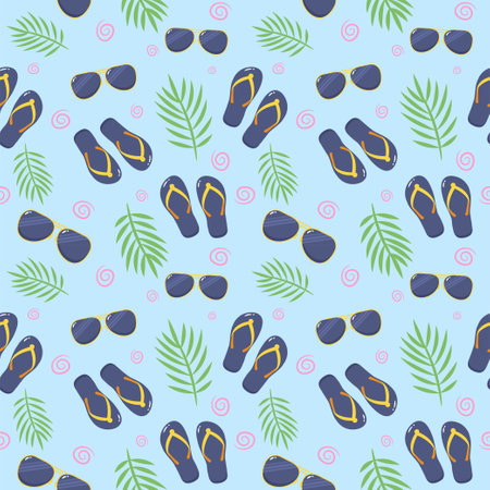 Seamless summer background