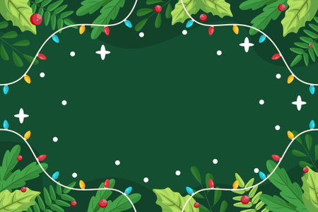 Christmas themed backgroundのイラスト素材