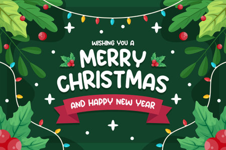 Christmas greetingのイラスト素材