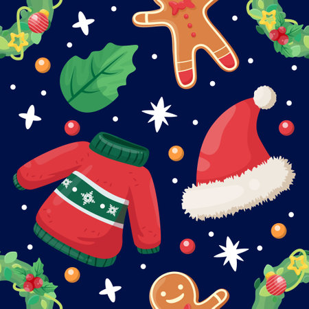 Christmas themedのイラスト素材