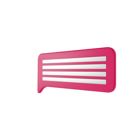 3D message icon