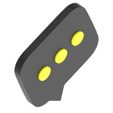 3D speech bubble