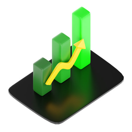 3D business chart