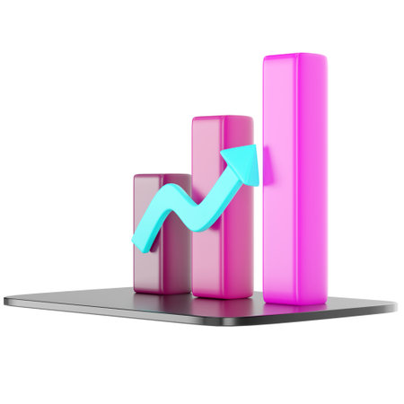 3D business chart