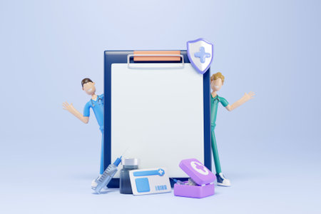 3D medical insurance conceptの写真素材