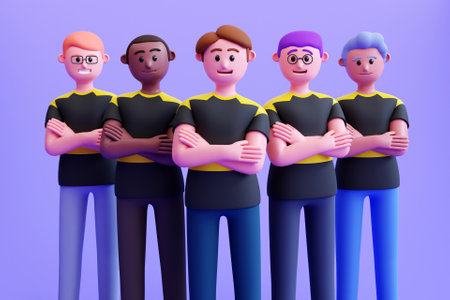 3D Esports teamの写真素材
