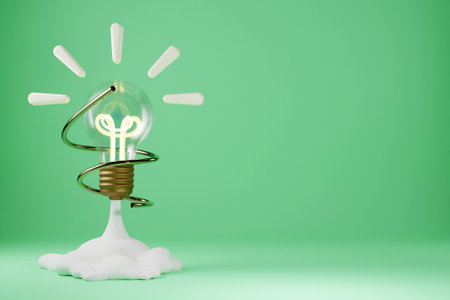 3D idea conceptの写真素材