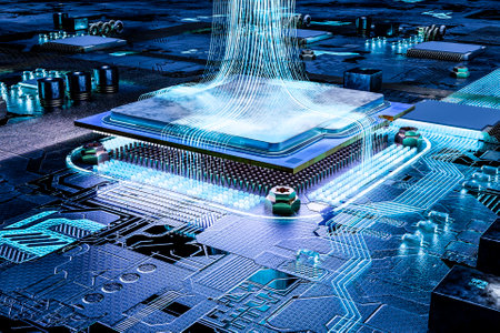 3D circuit mainboard concept