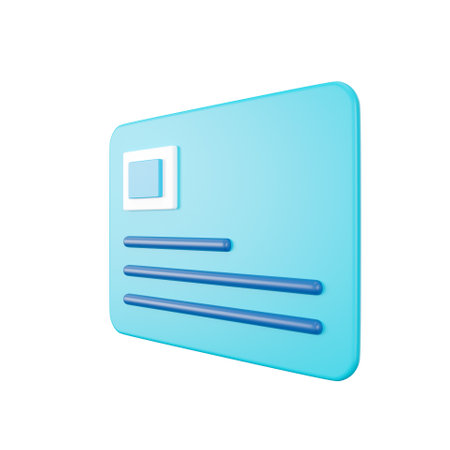 3D credit card