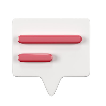 3D message icon