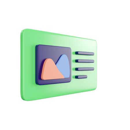 3D image with content