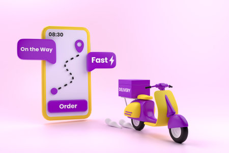 3D food delivery concept