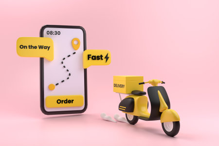 3D food delivery concept