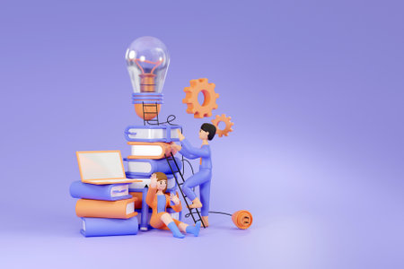 3D start up business concept
