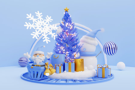 3D design for Christmas sale conceptの写真素材