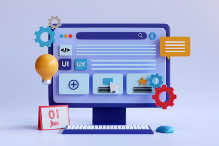 3D start up business concept