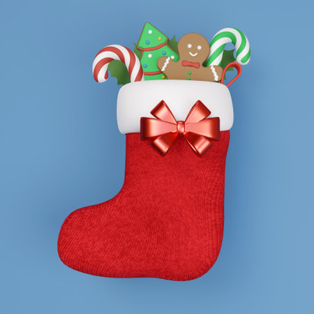 3D Christmas sock