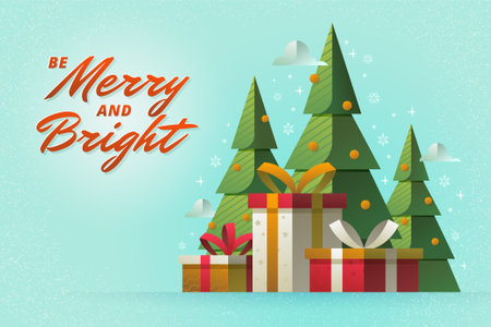 Christmas greeting designのイラスト素材