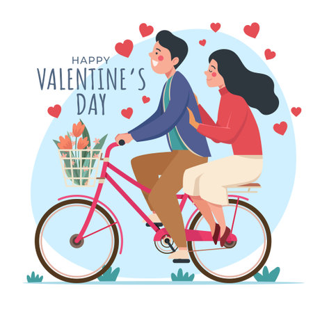 Happy Valentine's Day background designのイラスト素材