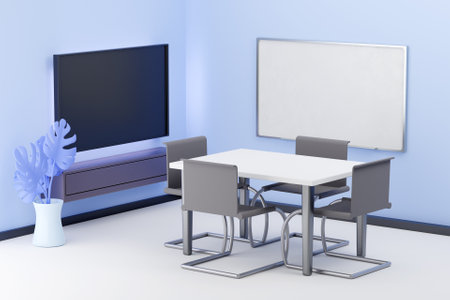 3D meeting room interiorの写真素材