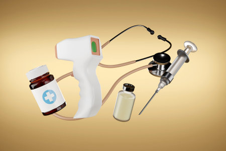 3D medical itemsの写真素材