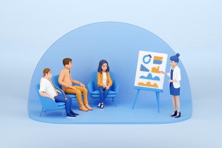 3D data analysis and presentation conceptの写真素材