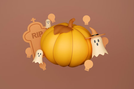 3D Halloween designの写真素材