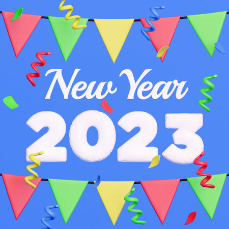 2023 New Year greeting design
