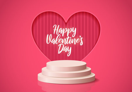 Happy Valentine's Day designのイラスト素材