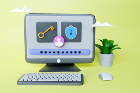 3D account security concept