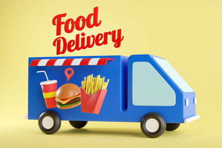3D food delivery concept