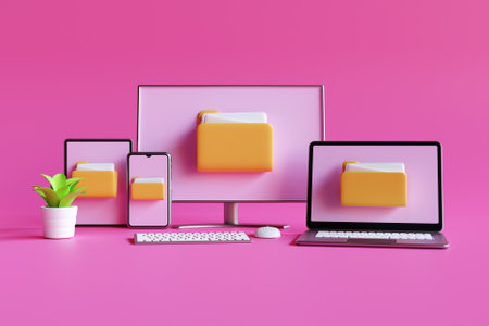 3D file sharing concept