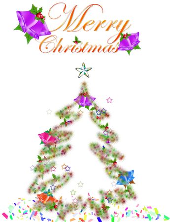 the christmas and new year ornament backgroundの写真素材
