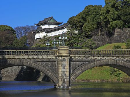 the bridge of a country in japanの写真素材