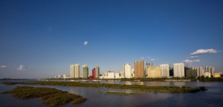 the scene of the city china.