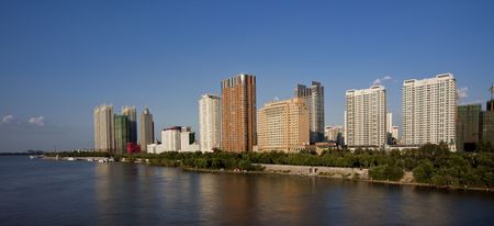 the scene of the city china.の写真素材