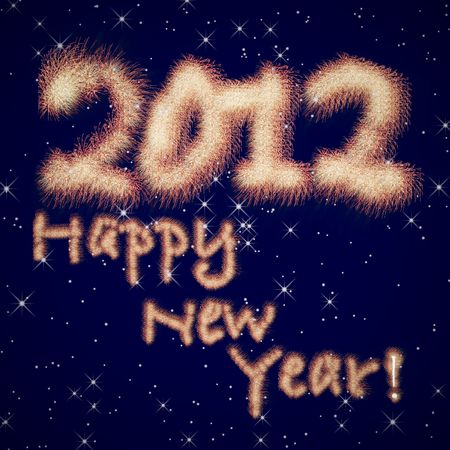 the background of the 2010 sign,and happy new year words.の写真素材