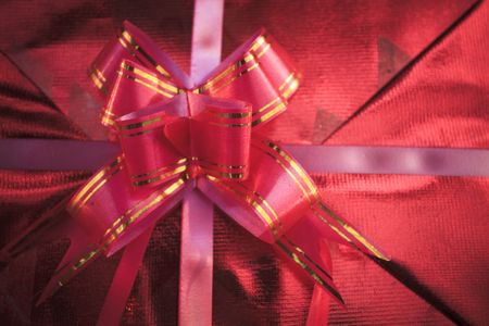 close up the girt's box interior background on Valentine's Dayの写真素材