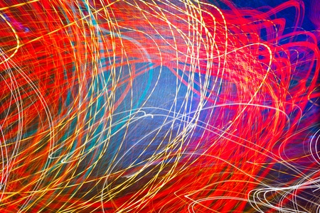 Abstract cityscape at nightの写真素材