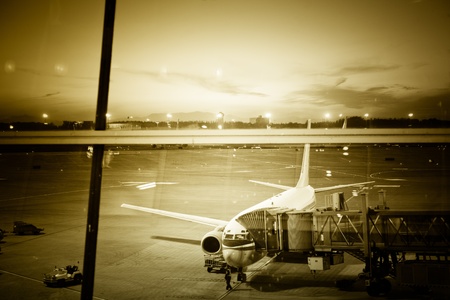 apron of beijing airport のeditorial素材