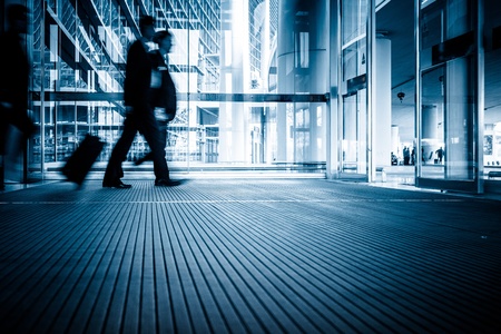 Futuristic  Airport interior
people walking in motion blurの写真素材