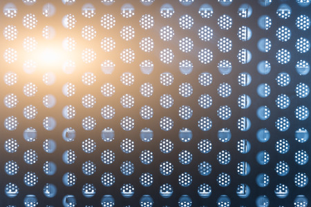 circle pattern , modern building decorationの写真素材