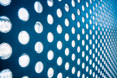 close-up view of modern building wallの写真素材
