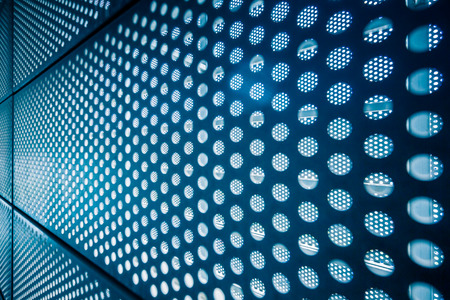 circle pattern , modern building decorationの写真素材
