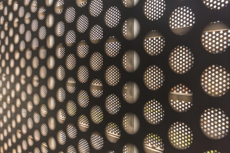 circle pattern , modern building decorationの写真素材